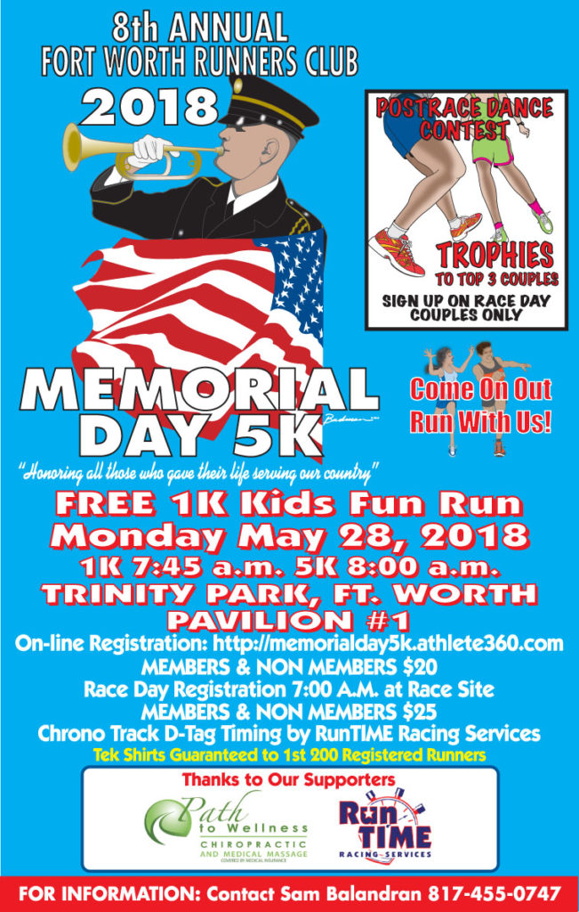 Memorial Day 5K Fort Worth Runners Club