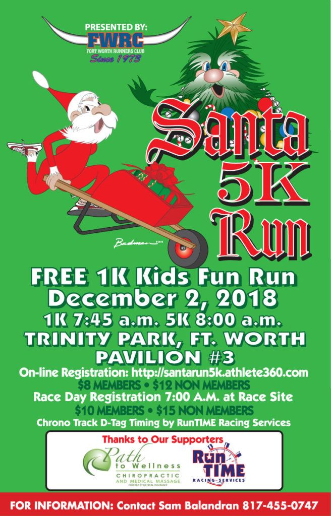 Santa Run 5K Fort Worth Runners Club